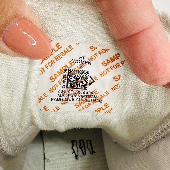 Converse Chuck Taylor All Star Brea High Top Sneakers Silver Size 7 - Picture 11 of 11